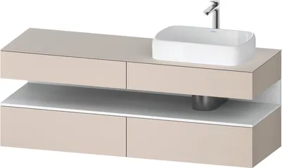 Produktbild von DURAVIT QA4778018910000 QTG KWTU WH Ek. 1600x550x600 Tp. Mt.