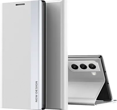 Immagine prodotto di Custodia Galaxy S22 5G, Custodia Flip Stand magnetica in Finto cuoio per Samsung Galaxy S22 5G Bianco