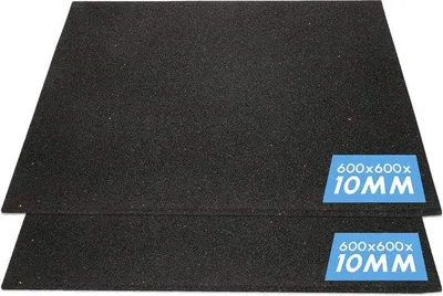 Zdjęcie produktu dla Bodo ATM102 – mata antywibracyjna – 2 szt., 60 x 60 cm, do pralki i suszarki