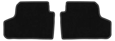 Productafbeelding van Velours achtermatten voor BMW 3 E93 2004-2011 (cabrio) – 2-delig, zwart, op maat – Wielganizator LUX