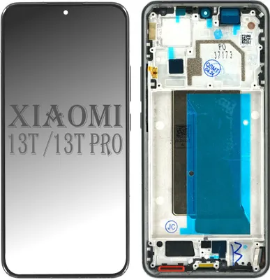 Produktbild von Kompatibel Xiaomi 13T /13T Pro LCD Display Touchscreen Bildschirm Rahmen Schwarz & Werkzeug