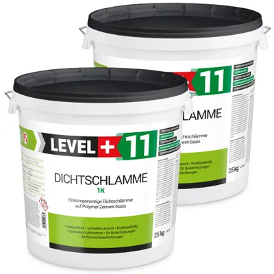 Produktbild von Dichtschlämme 1K Balkon Trockener 50Kg Keller Terrasse Dusche Bad Aussen L+11