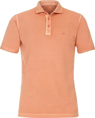 Produktbild von REDMOND Vintage-Poloshirt ohne Brusttasche Orange S
