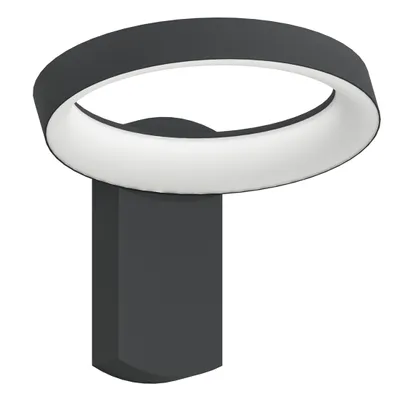 Produktbild von EGLO LED Außen-Wandlampe Pernate, 1 flammige Außenleuchte, Wandleuchte aus Aluguss und Kunststoff, Farbe: Anthrazit, weiß, IP44