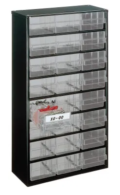 Produktbild von Raaco SL-Magazin Typ 1224-02 B306xT150xH552 mm mit 24 Schubladen 150-02