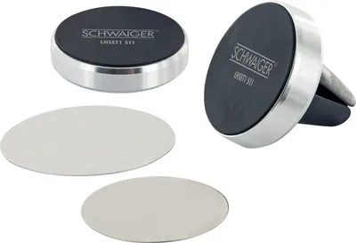 Immagine prodotto di Schwaiger LHSET1 511 Schwaiger SET Magnethalterungen, 6-teilig, Aluminium silber
