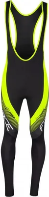 Obrázok produktu pre Nohavice Force F58 – pánske elastické s laclami bez vložky čierno-žlté fluo veľkosť XS 900436-XS