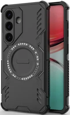 Immagine prodotto di Custodia MagSafe per Samsung Galaxy S26 - Cover posteriore Phonesta Shield Armor - Nero
