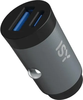 Produktbild von Mini Kfz-Ladegerät mit 32 Watt Leistung für USB-A und USB-C Geräte