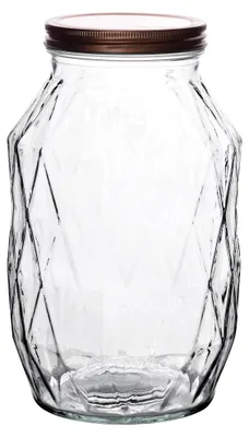 Produktbild von Vorratsglas Sodaglas ALLESKEN Basic Kitchen Diamant 10,5x17xH26,2 cm Transparent 1 Stück