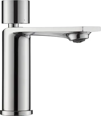 Immagine prodotto di NABER Glam Leva Miscelatore monocomando per vasca in cromo con bocca fissa / Miscelatore per lavabo / Alta pressione
