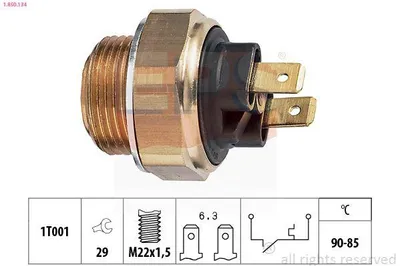 Produktbild von EPS 1.850.134 Temperaturschalter, Kühlerlüfter x