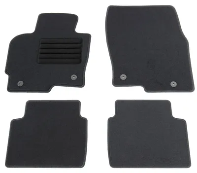 Fußmatten-Set für Mazda CX-5 (für 2WD+4WD), 04/2012-04/2017, 4-teilig, Schwarz