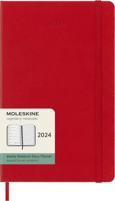 Produktbild von Moleskine - Planer "12M Daily L" PF3380 (Einheitsgröße) (Scharlachrot)