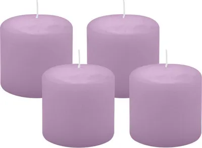 Produktbild von 4er Set Adventskranzkerzen Mittelflieder Ø 60 x 60 mm