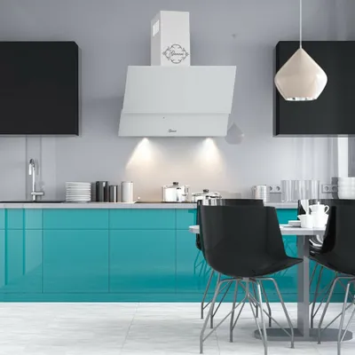 Produktbild von Gurari GCH D 268 WH Dunstabzugshaube 80 cm 1000m³/h kopffreihaube Weiß Glas TouchControl
