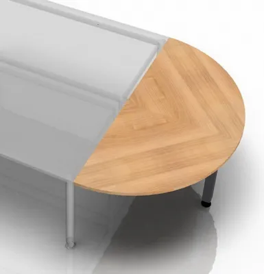 Produktbild von RA160 G - Ansatztisch 160x80 Nussbaum