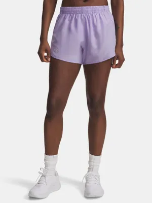 Produktbild von Under Armour UA Fly By 3'' Shorts für Damen – PPL SM