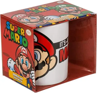 Produktbild von Tasse Super Mario III 325ml aus Keramik in Geschenkbox