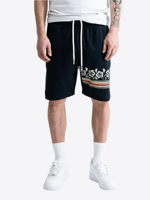 Produktbild von Herren Shorts normale Passform BEACHBREAK Dark Navy/Multicolour XL Ocean Pacific