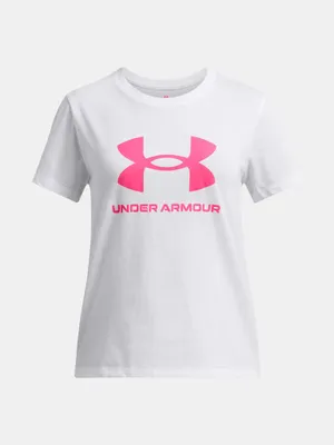 Produktbild von Under Armour Mädchen Ua Big Logo Ss T-Shirt 1389756-100__YMD