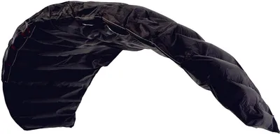 Produktbild von Wolkenstürmer Lenkmatte Paraflex Speed 2.5 (schwarz) - flugfertig inkl. Dyneemaleinen, gepolsterten Handschlaufen und Tasche