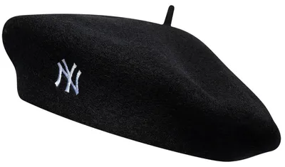 Produktbild von New Era MLB Wool Script Barett New York Yankees black