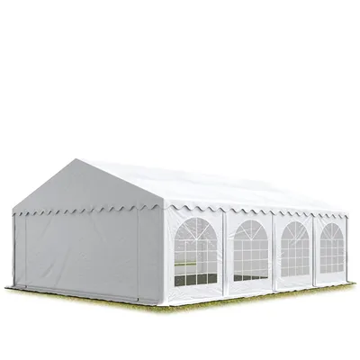Immagine prodotto di TOOLPORT 6x8 m Tendone per feste PREMIUM PVC ritardante di fiamma - bianco 100% impermeabile