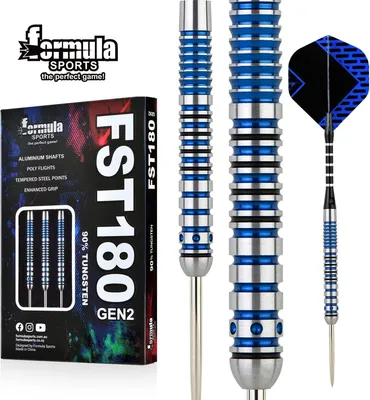 Image de Jeu de fléchettes Formula Sports FST180 Gen2 Blue Tungsten 24 grammes