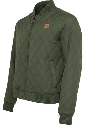 Immagine prodotto di Urban Classics - Giacca DIAMOND Quilt Nylon oliva - L