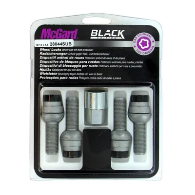 Imagen del producto de Juego de candados para llantas MCGARD, rosca M14 x 1.5, longitud de 34 mm