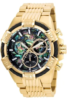 Zdjęcie produktu dla Invicta Bolt 26541 Zegarek męski - Mechanizm kwarcowy - Stal nierdzewna z wielokolorową tarczą - 51 mm