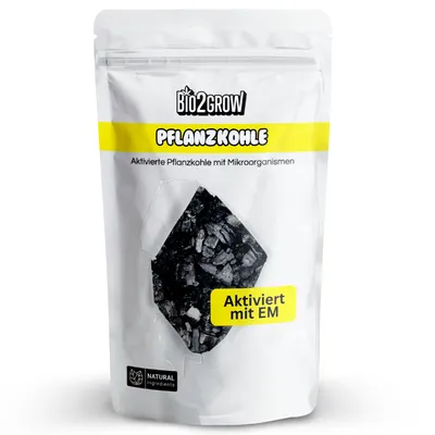Produktbild von Bio2Grow Pflanzkohle Grow 5 Liter – Bodenverbesserer für Humusaufbau, Nährstoffspeicherung und Substratmischungen