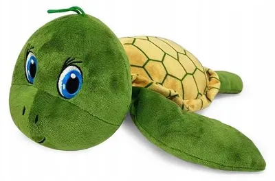 Produktbild von Schildkröte grün mit aufgestickten Augen 45cm Plüsch Kuscheltier (2759)