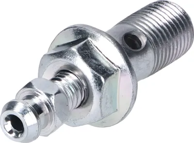 Image de Vis creuse pour conduite de frein avec mamelon de purge intégré M10x1