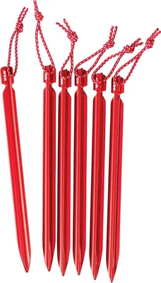 Produktbild von MSR - Mini Groundhog Stake Kit - rot – Zeltheringe
