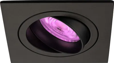 Produktbild von Ledvion LED Einbaustrahler Schwarz RGB dimmbar smart