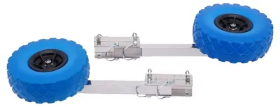Produktbild von Kajakwagen, langlebige Edelstahlkonstruktion, einfache Installation, Blau