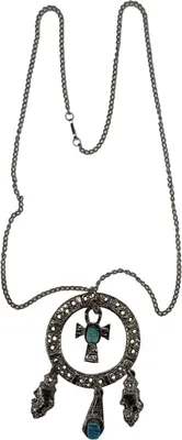 Produktbild von Collier Ankh silber Nofretete