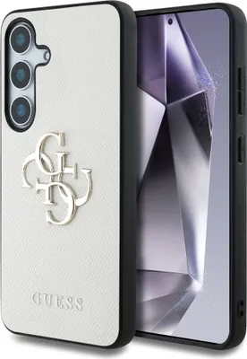Zdjęcie produktu dla Etui GUESS do SAMSUNG S25 GUHCS25SPGT4MBE (PU Grained Big 4G and Classic Logo) beżowy