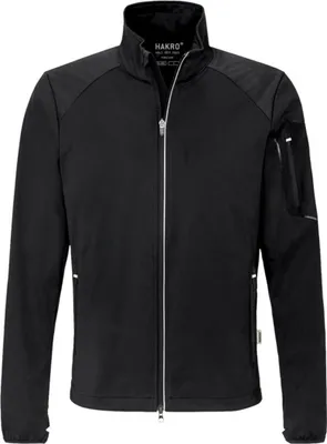 Produktbild von HAKRO Light-Softshelljacke Brantford 856, schwarz, XL