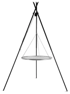 Produktbild von Schwenkgrill „TIPI“ 210 cm - Grillrost aus Edelstahl 70 cm