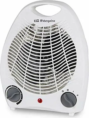 Zdjęcie produktu dla Orbegozo FH 5115, Wentylator elektryczny ogrzewacza pomieszczeń, CE, Wewnętrzna, Podłoga, Stół, Biały, obrotowy