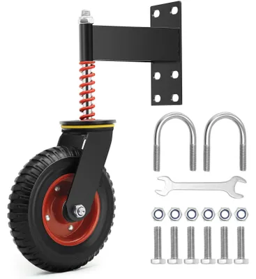 Produktbild von 200mm Schwerlast-Türrollen - Schiebetürrollen - 250 kg Tragfähigkeit - 360° drehbar