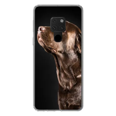 Produktbild von MuchoWow® Handyhülle Schutzhülle Hülle für Huawei P40 Lite Hund - Braun - Porträt Silikon Softcase Handy Hülle - Handy