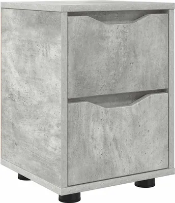 Obrázok produktu pre Nočný stolík Betónová šedá 30,5 x 30 x 43 cm Kompozitné drevo