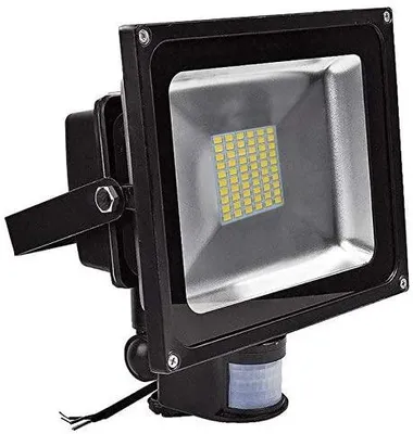 Produktbild von 50W LED Strahler Fluter Spot Außenstrahler Flutlich mit Bewegungsmelder,Greenmigo Warmweiß Wandstrahler Schwarz Aluminium IP65 Wasserdicht AC 85-265V Tageslichtweiß