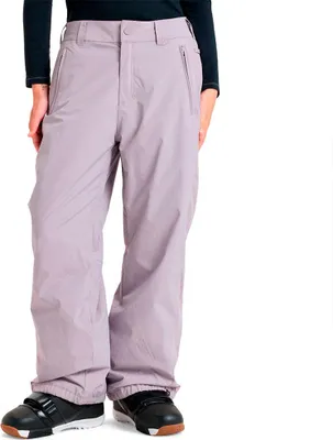 A person wearing ski pants.