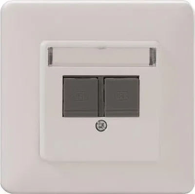 Obrázek produktu pro Rutenbeck UM-Cat.6A iso-UMD 2 Up Cat.6A iso modulární rozbočovací krabice 139102040 (139102040)