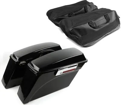Zdjęcie produktu dla Pokrowiec boczny na Harley Road King Classic 98-13 z wewnętrznymi kieszeniami schwa